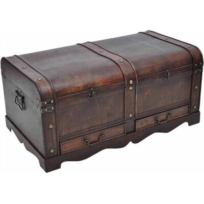 vidaXL Aufbewahrungskiste - Vintage-Design, Vielzweck, 90x51x42 cm vidaXL Aufbewahrungskiste - Vintage-Design, Vielzweck, 90x51x42 cm