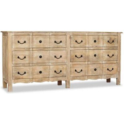 vidaXL Kommode + Sideboard, Blanch (200 x 200 x 90 cm) vidaXL Kommode + Sideboard, Blanch (200 x 200 x 90 cm)