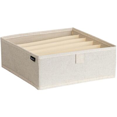 Bigso, Aufbewahrungsbox, Organizer 6 Fächer breit SOFT (29 cm, 9.20 l) Bigso, Aufbewahrungsbox, Organizer 6 Fächer breit SOFT (29 cm, 9.20 l)