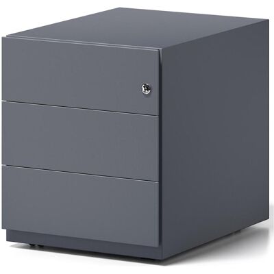 Bisley Stahl Rollcontainer Note - 3 Schubfächer - Anthrazit Bisley Stahl Rollcontainer Note - 3 Schubfächer - Anthrazit