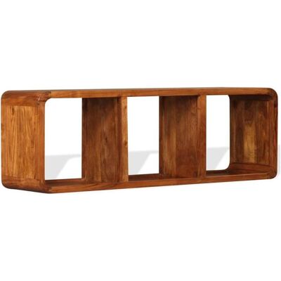 vidaXL Massives Holz-TV-Schrank - Honig Finish - 120x30x40 cm - Holz-TV-Ständer vidaXL Massives Holz-TV-Schrank - Honig Finish - 120x30x40 cm - Holz-TV-Ständer