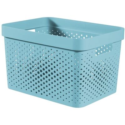 Curver, Aufbewahrungsbox, Infinity Rec Dots Boxblue 17 l (17 l) Curver, Aufbewahrungsbox, Infinity Rec Dots Boxblue 17 l (17 l)