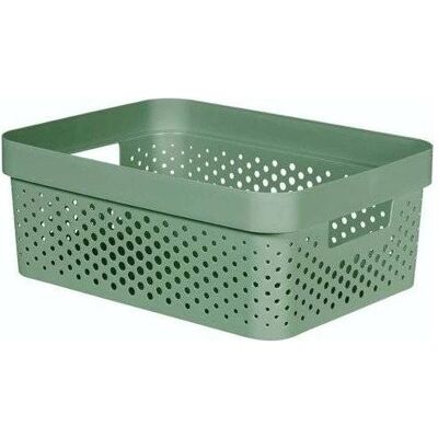 Curver, Aufbewahrungsbox, Infinity Box Dots 11 L Grün (11 l) Curver, Aufbewahrungsbox, Infinity Box Dots 11 L Grün (11 l)