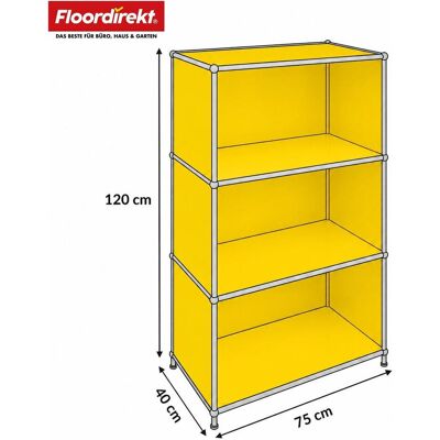 Floordirekt, Regal, Concept Epure MK-101 (75 x 40 x 120 cm) Floordirekt, Regal, Concept Epure MK-101 (75 x 40 x 120 cm)