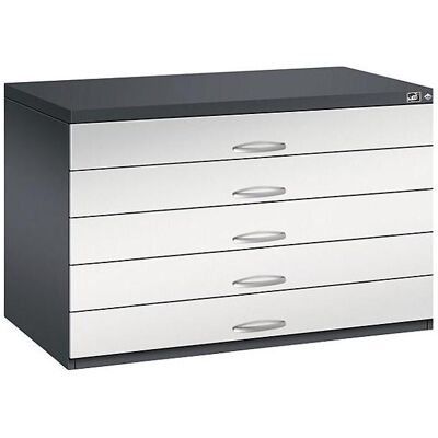 C+P Planschrank - Großes Dokumentenschrank - 5 Schubladen C+P Planschrank - Großes Dokumentenschrank - 5 Schubladen
