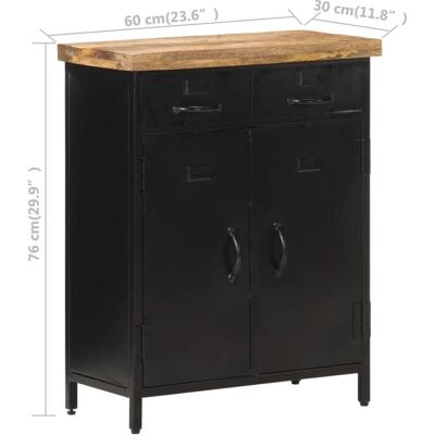 vidaXL Kommode + Sideboard, Aviana (30 x 60 x 76 cm) vidaXL Kommode + Sideboard, Aviana (30 x 60 x 76 cm)