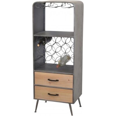 Möbel Direkt Online, Weinregal, Alice (12 Flaschen, 44 x 34 x 115 cm) Möbel Direkt Online, Weinregal, Alice (12 Flaschen, 44 x 34 x 115 cm)
