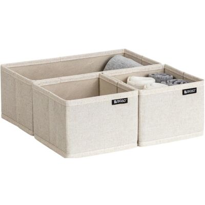 Bigso, Aufbewahrungsbox, Organizer SOFT II - 3er Set (14.50 cm, 2.30 l, 3x) Bigso, Aufbewahrungsbox, Organizer SOFT II - 3er Set (14.50 cm, 2.30 l, 3x)