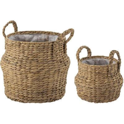 Bloomingville Aufbewahrungskorb, - Bjorn Korb - Natur (2x) Bloomingville Aufbewahrungskorb, - Bjorn Korb - Natur (2x)