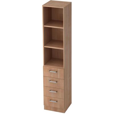 hjh OFFICE PRO SIGNA G 7600 CE - Walnuss Wandregalsystem - Wall Cabinet System hjh OFFICE PRO SIGNA G 7600 CE - Walnuss Wandregalsystem - Wall Cabinet System