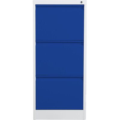 Phoenix Aktenschrank, Hängeregistraturschrank 3 Schubladen blau (45 x 62 x 102.50 cm) Phoenix Aktenschrank, Hängeregistraturschrank 3 Schubladen blau (45 x 62 x 102.50 cm)