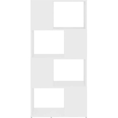 vidaXL Bücherregal Raumteiler Weiß - 60x24x124,5 cm vidaXL Bücherregal Raumteiler Weiß - 60x24x124,5 cm