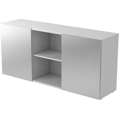 hjh OFFICE PRO KAPA 1780 Weiß/Silber Sideboard - Stauraum hjh OFFICE PRO KAPA 1780 Weiß/Silber Sideboard - Stauraum