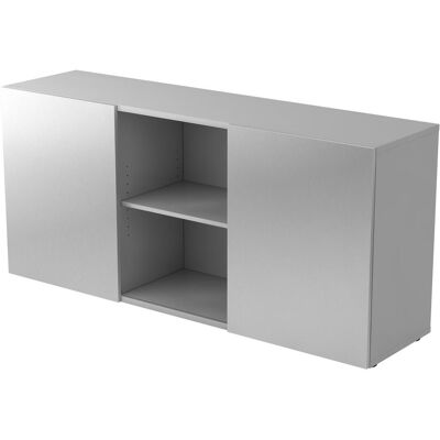 HAMMERBACHER Lichtgrau Silber Sideboard - Stauraum Möbel HAMMERBACHER Lichtgrau Silber Sideboard - Stauraum Möbel