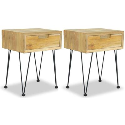 vidaXL Nachttisch, Anatol (40 x 30 x 50 cm) vidaXL Nachttisch, Anatol (40 x 30 x 50 cm)