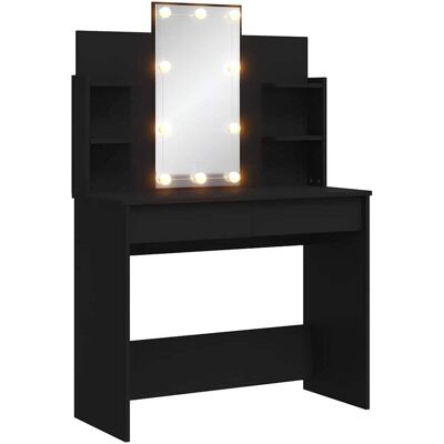 vidaXL Schminktisch, Schminktisch mit LED (96 x 40 x 142 cm) vidaXL Schminktisch, Schminktisch mit LED (96 x 40 x 142 cm)