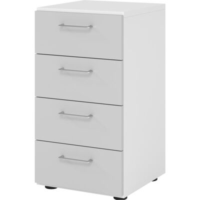 Kaiserkraft VERA-ZWO Schrank - 4 Schubladen, 748x400x420mm, Hellgrau Kaiserkraft VERA-ZWO Schrank - 4 Schubladen, 748x400x420mm, Hellgrau