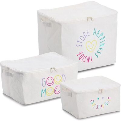Zeller Present, Aufbewahrungsbox, Aufbewahrungsbox Cool Stuff 30x24x15 cm (1x, 30 x 24 x 15 cm) Zeller Present, Aufbewahrungsbox, Aufbewahrungsbox Cool Stuff 30x24x15 cm (1x, 30 x 24 x 15 cm)