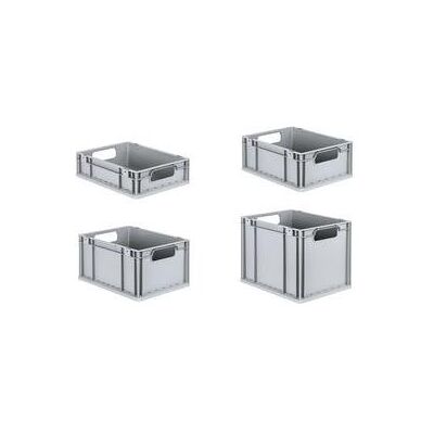 Allit, Aufbewahrungsbox, Aufbewahrungsbox ProfiPlus EuroEco O422, grau Eurobox aus PP, offene Griffe, widerstandsfähig geg... (1x, 40 x 30 x 22 cm) Allit, Aufbewahrungsbox, Aufbewahrungsbox ProfiPlus EuroEco O422, grau Eurobox aus PP, offene Griffe, widerstandsfähig geg... (1x, 40 x 30 x 22 cm)