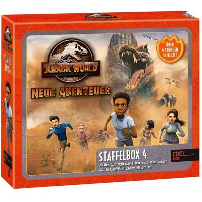 Edel:Kids Jurassic World - Neue Abenteuer Staffelbox 4 (F10-12), Hörbücher von Jurassic World - Neue Abenteuer Edel:Kids Jurassic World - Neue Abenteuer Staffelbox 4 (F10-12), Hörbücher von Jurassic World - Neue Abenteuer