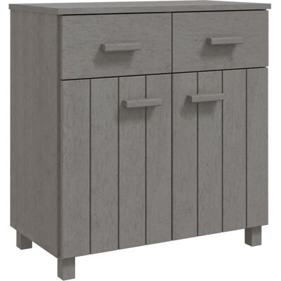 vidaXL Massiv Kiefer Sideboard - 2 Türen, 2 Schubladen, 79x40x80 cm vidaXL Massiv Kiefer Sideboard - 2 Türen, 2 Schubladen, 79x40x80 cm