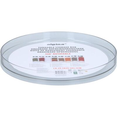 Brand - Model - 29,5cm Transparente Lazy Susan - Küchenaufbewahrung Brand - Model - 29,5cm Transparente Lazy Susan - Küchenaufbewahrung