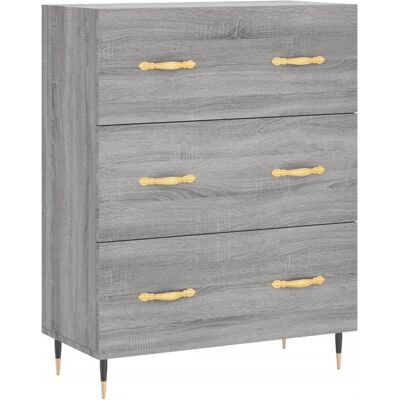 vidaXL Graues Sonoma 69,5x34x180 cm Schrank - Highboard vidaXL Graues Sonoma 69,5x34x180 cm Schrank - Highboard