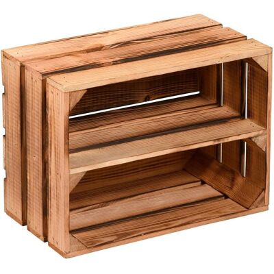 Kesper, Aufbewahrungsbox, Dekokiste geflammt (40 x 30 x 23 cm) Kesper, Aufbewahrungsbox, Dekokiste geflammt (40 x 30 x 23 cm)