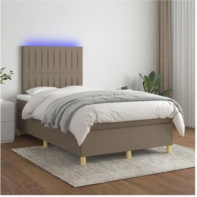 vidaXL Boxspringbett, Davis Vertical stripes (120 x 200 cm) vidaXL Boxspringbett, Davis Vertical stripes (120 x 200 cm)