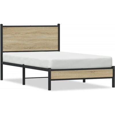 vidaXL Bett, Bruce With headboard & low footboard (100 x 200 cm) vidaXL Bett, Bruce With headboard & low footboard (100 x 200 cm)