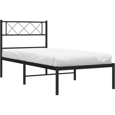 vidaXL Bett, Sebastiano With headboard (100 x 200 cm) vidaXL Bett, Sebastiano With headboard (100 x 200 cm)