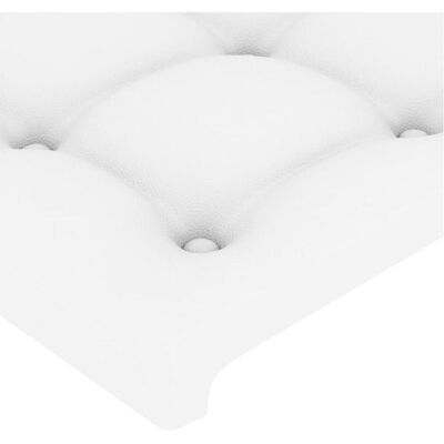 MAISONCHIC Bettkopfteil mit Ohren - Weiß - 93x16x118/128 cm - Bettkopf MAISONCHIC Bettkopfteil mit Ohren - Weiß - 93x16x118/128 cm - Bettkopf