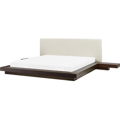 Beliani - Moderner LED-Bett mit Nachttischen Beliani - Moderner LED-Bett mit Nachttischen