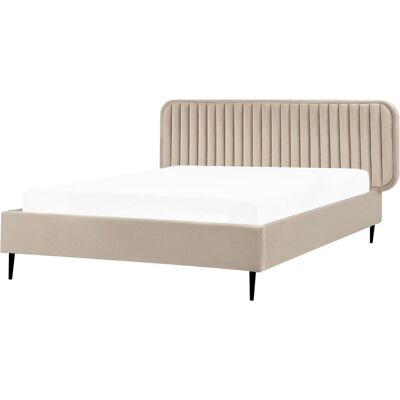 Beliani Brin Metallbeine Samtbett - Modernes Bett Beliani Brin Metallbeine Samtbett - Modernes Bett