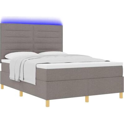 vidaXL Boxspringbett, Davis Lines design (140 x 190 cm) vidaXL Boxspringbett, Davis Lines design (140 x 190 cm)