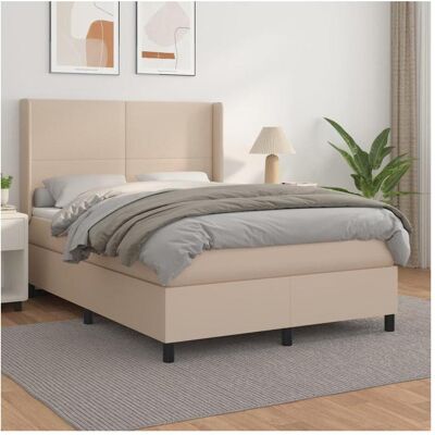 vidaXL Boxspringbett - Cappuccino vidaXL Boxspringbett - Cappuccino
