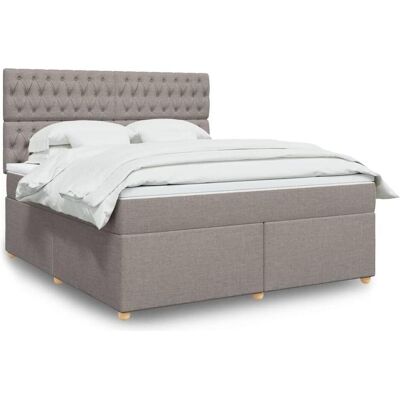 Vidaxl Grau Taupe 180x200cm Taschenfederbett - Bett Vidaxl Grau Taupe 180x200cm Taschenfederbett - Bett