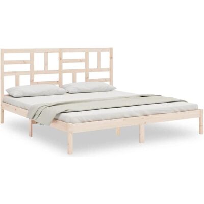 vidaXL Tömörfa Bettrahmen - 180x200 cm - Stabil und Stilvoll vidaXL Tömörfa Bettrahmen - 180x200 cm - Stabil und Stilvoll