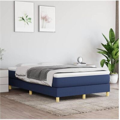 vidaXL Bettrahmen 120x200 cm Blau - Bettgestell vidaXL Bettrahmen 120x200 cm Blau - Bettgestell