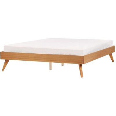 Beliani Hell Holz MDF Kingsize-Bettgestell - Bettart Beliani Hell Holz MDF Kingsize-Bettgestell - Bettart