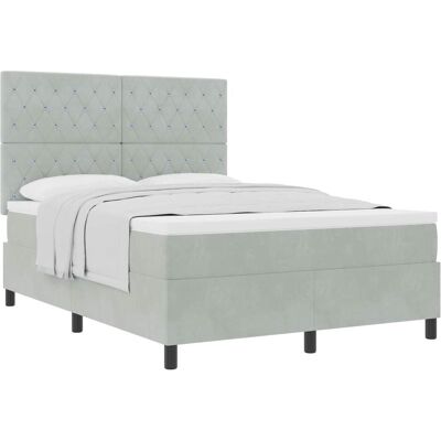 vidaXL Boxspringbett, Taschenfederkernmatratze (140 x 190 cm) vidaXL Boxspringbett, Taschenfederkernmatratze (140 x 190 cm)