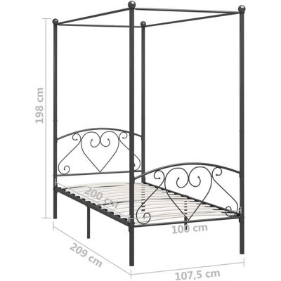 vidaXL Bett, Grigor (100 x 200 cm) vidaXL Bett, Grigor (100 x 200 cm)