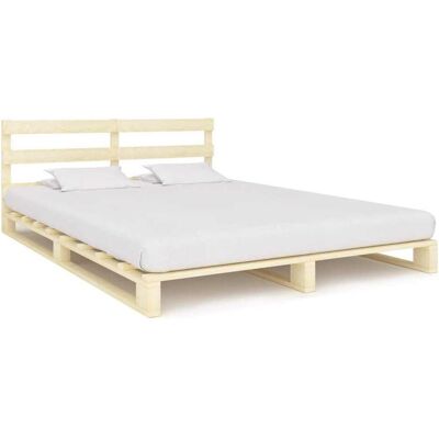 Maisonchic Massiv Kieferbettgestell - 180x200 cm - Zeitloses Design Maisonchic Massiv Kieferbettgestell - 180x200 cm - Zeitloses Design