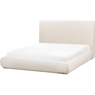 Beliani Bett mit Stauraum - Modern Beige 160x200cm Beliani Bett mit Stauraum - Modern Beige 160x200cm