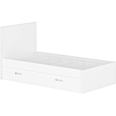 Hanah Home Sofia Bettgestell - Weiß - Für 90x190 cm Matratze Hanah Home Sofia Bettgestell - Weiß - Für 90x190 cm Matratze