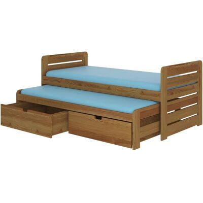 ADRK Furniture, Kinderbett, Doppelbett TOMI 180 x 80 cm (80 x 200 cm) ADRK Furniture, Kinderbett, Doppelbett TOMI 180 x 80 cm (80 x 200 cm)