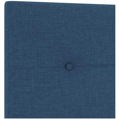 VidaXL Kopfteil Knopf Blau 200cm Stoff - Kopfteil VidaXL Kopfteil Knopf Blau 200cm Stoff - Kopfteil