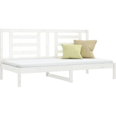 vidaXL Weißes Kiefer Tagesbett - Daybed vidaXL Weißes Kiefer Tagesbett - Daybed