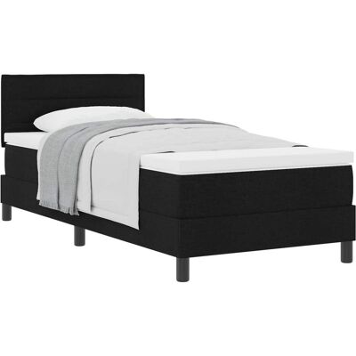 vidaXL Boxspringbett, Matthew Lines design (100 x 200 cm) vidaXL Boxspringbett, Matthew Lines design (100 x 200 cm)