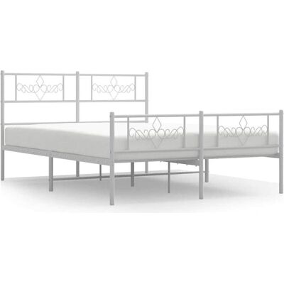 MAISONCHIC Metallbettgestell mit Kopfteil - 150x200 cm - Bettart MAISONCHIC Metallbettgestell mit Kopfteil - 150x200 cm - Bettart